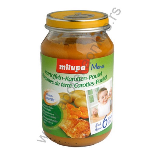 MILUPA KAŠICA PILETINA,ŠARGAREPA I KROMPIR 200g